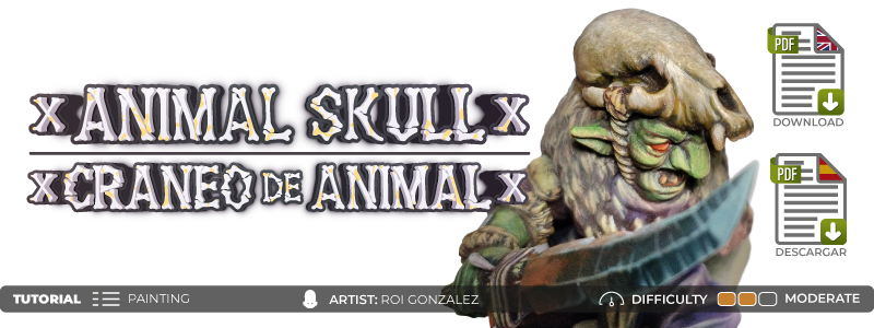 Painting an animal skull - Tutorial